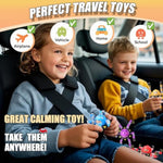 4Pcs Transformable Fidget Spinners For Kids Fidget Toys Teens Adults Sensory Toys With Autism Adhd Stocking Stuffers Bulk Gifts For Boys Girls Party Favors Travel Activities