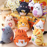 9Pcs Mini Plush Cat Stuffed Animals Blind Box Cat Party Favors Bulk Toys Assortment Plush Keychain Pendant Blind Boxes Mystery Box Collectibles For Kids Easter Christmas Gifts Classroom Prizes