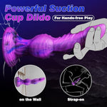 9.8" Fantasy Dragon Monster Knot Dildo, Thick Horse Knotted Alien Sex Toys With Suction Cup, Silicone Huge Anal Creature Animal Dildo For G-Spot, Adult Toy For Men Women Gay