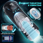 Male Masturbator Mens Sex Toys - Penis Pump Sex Toy For Men With 9 Sucking & 9 Thrusting & 9 Vibrating, App Control Adult Toys Pocket Pussy 3D Male Stroker With Visual Screen Blowjob Toy