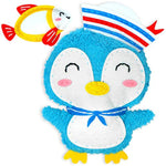 Kids Penguin Sewing Kit with Safety Needle & Instructions, Beginner DIY Craft Set