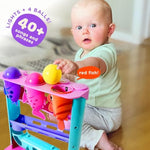 , Feed The Fish | 30+ Fin-Tastic Songs & Phrases | Baby & Toddler Musical Toy | First Birthday Present For 1+ Year Old | Ages 6-24 Months | Boy & Girl Ball Drop Toy