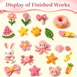 600 Piece Pipe Cleaner Flower Kit, 6 Color Pipe Cleaners for DIY Crafts