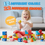 Foam Magnetic Blocks For Toddlers, 100Pcs,Big Building Block For Kids 2 3 4 5 Years Old, Soft Eva Blocks Toys Gifts For Boys Girls
