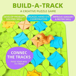 Stem Board Games Kids Toys, Maze Brain Teaser Puzzles Learning Games For Kids Ages 4-8 118 Challenges 5 Difficulty Levels Squirrel Logic Track Building Blocks, Educational Montessori Birthday Gifts