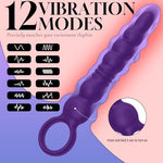 8 Inch Vibrating Anal Beads Butt Plug Anal Toys, Prostate Massager