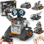 5In1 Stem Robot Building Kit For Kids 6-14+, App & Remote Control Stem Robot Dinosaur Car Building Toys For Kid Science Learning, 688 Pcs Diy Building Blocks Set, Boys Girls Birthday Xmas Gifts Ideas