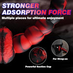 14.7" Long Anal Tentacle Dildo, Huge Horse Octopus Anal Snake Knot Fantasy Monster Ribbed Dildo, Long Butt Plug Alien Knotted Tentical Adult Sex Toys For Women Men Gay Prstate Massage