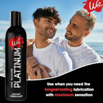 Platinum Silicone-Based Personal Lubricant | Ultra Smooth, Super Slick, Hypoallergenic, Long-Lasting Performance, Waterproof Formula| Lube For Men, Women & Couples, 4.2 Fl Oz