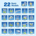 36-In-1 Motor Robotic Kits, Make Your Own Kids Craft Kits Educational Stem Toys For Ages 8-13 Boys And Girls, Science Gifts For 8 Years Old By Jova