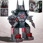 Shadowbots Magnetic Tiles 58 Pcs | Transform Robot Villain Building Set With Sword & Shield | Stem Toys For Kids Age 3 4 5 6 7 8