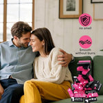 Lust Tower Game- 48Pcs Super Naughty Block Tower Game For Couples Adults And Four Dice, Valentine Tumbling Tower Stacking Blocks?Wooden Date Night Party Games (4 Dice)