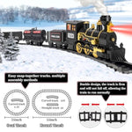 Train For Christmas Tree - Christmas Train Sets For Under The Tree, Electric Train Toy With Steam, Light & Sound, Great For 3 4 5 6 7 8+ Year Old Kids Toddler - Mt241008