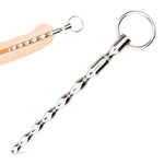 Penis Plug 5 Inches Adult Men Taper-Beaded Urethral Masturbation Rod Male Glans Pleasures Sex Toy (0.2 Inch)