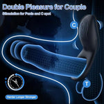 Vibrating Cock Ring Male Sex Toys With Clitoral Stimulator,Penis Ring Vibrator With 8 Vibration Modes Waterproof Rechargeable Cock Ring Vibrator Adult Sex Toys For Couples Male Masturbator