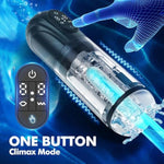 Automatic Sucking Masturbator Sex Toys - Upgraded Male Masturbators Cup With 10 Vibrating & Suction Modes, Hands Free Blowjob Adult Sex Toy Stroker Pocket Pussy With 3D Textured For Men Penis Pumps