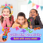Sensory Fidget Toys For Kids: 6 Pack Textured Silicone Fidget Stick For Stress Anxiety Autistic Adhd, Quiet Desk Fidgets For Classroom, Travel Classroom Must Haves, Stocking Stuffers Gifts