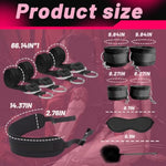 Sex Toys Bdsm Bondage Restraints Sex Harness Adjustable Bed Restraints Sex Straps Kit Sex Sling Handcuffs Cross Strap Blindfold Tickler Feather Bondage Gear & Accessories Adult Couples