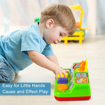 Interactive Pop Up Animals Toy With Music, Animal Sound, Activity Toys For Ages 9-12 - 18 Months &1 Year Old Kids, Babies, Toddlers, Boys & Girls