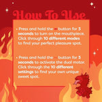 Blaze Diablo Mini Vibrator - Unicorn Vibrators With Powerful Pulses Of Pleasure; Unicorn Sex Toys For Women, Small Vibrator And Cute Ladies Personal Toys