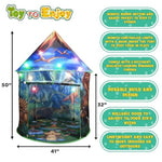 Dinosaur Pop Up Kids’ Play Tent By - Perfect For Indoor & Outdoor. Dinosaur Camping Tent For Toddlers, Boys&Girls. Includes Remote Controlled Lights, Roar Sound Button & 3 Different Toys