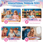 Magnetic Jigsaw Puzzles For Toddlers Kids 3-8 Girls,(3 36-Pieces) Travel Puzzles Toys For Kids Ages 4-6,Take-Along Car Airplane Road Trip Activities Game For 3 4 5 6 7 8 Year Old Birthday Gift