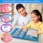 Abc Learning For Toddlers | Learning Resources | English & Spanish Sound Book | Preschool Learning Activities | Educational Learning Toys | 4 Year Old Boy Birthday Gift