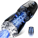 Male Masturbator Penis Pump - Male Sex Toys For Men With Strong Vacuum Pump & 5 Sucking 9 Vibrating Modes, Lcd Display Adult Toys Pocket Pussy For Men App Control 3D Sleeve Pumps & Enlargers