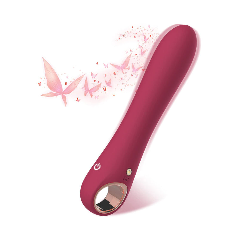 G Spot Vibrator Dildos Adult Sex Toys - Dildo For Woman With 10 Vibration Modes, Clitoral Nipple Stimulator Realistic Silicone Dildos Adult Sex Toy For Woman Or Couples (Burgundy)