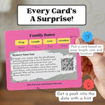 Family Dates 40 Scratch Off Cards – Fun Activities & Date Night Ideas For Kids And Parents – Adventure Card Game For Families – Unique Gift For Family Nights, Holidays, Or Birthdays