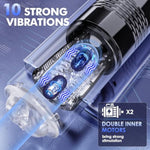 Male Sex Toy For Men Male Masturbator - Sex Toys For Men Adult Toys With 10 Vibrating & 6 Thrusting, Male Mens Sex Toys Pocket Pussy Lcd Display, Men Sex Toy Male Stroker Realistic 3D Sleeve