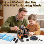 Stem Robot Building Kit With App / Remote Control, 5 In 1 Rc Robotic Car Toy For Kids Ages 8-12, Christmas Birthday Gifts For Boys Age 6 7 8 9 10 11 12+, Diy Build Set, Educational Science Projects