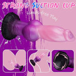 9.25" Monster Dildo Horse Dildo Knot Dildo, Huge Fantasy Dildo Thick Dragon Dildo With Big Knot, Silicone Dog Dildo Knotted Animal Dildo Pink Wolf Dildo With Strong Suction Cup, Sex Toys For Women Men