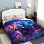 Elephant Throw Blanket Elephant Gifts For Girls Boys Women Men Kids Adults Soft Flannel Fleece Blanket For Couch Sofa ?Bed Home Decor 40"X50"
