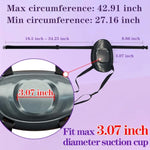 Suction Cup Dildo Mount Sex Saddle Adjustable Strap-On Harness Dildo Holder For Hands-Free Play On Sex Chairs Pillows Towels Sex Toys Machine For Women Men (Without Dildos)