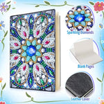 2 Pcs Diamond Art Painting Kit for Kids, Notebook & Gem Craft Set Ages 5-10