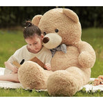 Big Teddy Bear 4Ft Giant Soft Stuffed Animals Cute Plush Toy For Girlfriend Women Kids For Valentine'S Christmas Birthday (Light Brown, 47 Inches)