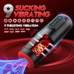 Automatic Male Masturbator - Adult Male Sex Toys For Men Penis Pump With 9 Sucking & Thrusting & Vibrating Modes, Heating Blowiob Sex Machine Sex Toy For Men, Lcd Display Pocket Pussy
