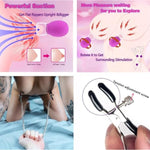 Adjustable Metal Nipple Clamps Entertainment Clip For Women R1166 Non-Piercing Nipplerings Clip On Nipple Rings Decorative Clip For Clothing Accessories Suction Cup