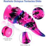 Tentacle Realistic Monster Dildo + Electric Shock Wand Vibrator