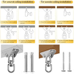 Adult Sex Swing Bdsm Toy 360 Degree Sex Sling Soft Adjustable Spinning Ceiling Swing Sex Chair Bondage Game Tool Adult Playful Accessories For Couples Lovers