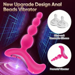 Vibrating Anal Beads Butt Plug - Sex Toys For Women And Men Anal Vibrator, Anal Toys Wand Prostate Massager, Adult Toys Vibrater Sex Novelties G Spot Dildo Sexual Pleasure Tools For Couples (Pink)