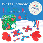 Itsy Magnetic Toy For Kids - Flexible, Durable, Imagination-Boosting Magnet Building Toy. Educational Multi-Sensory Stem Experience. Great As A Travel Game. Ages 4-99. 18 Piece Pack