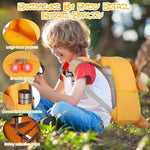Large Lion Toddler Backpacks With Soft Dolls & Leash, Preschool Backpack With Stuffed Animals For School Travel, 5 6 7 8 9 Year Old