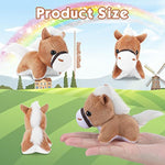 36 Pcs Horse Plush Stuffed Animals Bulk 3.15 Inch Cattle Horse Party Favors Realistic Stuffed Animals Stuffed Mini Plush Pets Toy For Farm Themed Birthday Party Gift Keychain