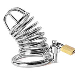 Adjustable Hollow Cock Cage For Men Metal Chastity Devices Male Chastity Locked Bondage Cage Sex Toy For Men'S Penis Restraints Erection (Diameter:2 Inch/5 Cm, Silver)