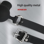 Silicone Realistic Dildo Open Mouth Gag Penis Mouth Ball Gag Deep Throat Plug Adult Bondage Restraints Bdsm Sex Toys