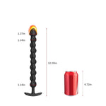 Anal Beads Anal Toys Anal Sex Toy,10 Bulb Silicone Anal Beads,Dildo Is Designed With A Curved Base?Adult Anal Toy For Men Women Couples.