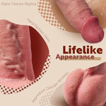 Ultra Realistic Dildo-8‘’ Flesh Lifelike Dildo Realistic Skin Texture, Thick Liquid Silicone With Powerful Suction Cup, Beginner For G-Spot And Anal Play, Hands-Free Penis Sex Toy For Women Men