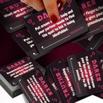 Truth Or Dare Sex Card Game Intimacy Date Night Deck Naughty Party Game Sex Toy Adventurous Playing Cards Erotic Bedroom Game For Couple Lover